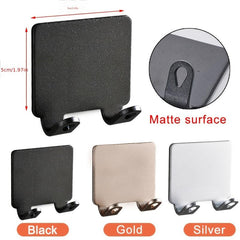 2Pcs Punch Razor Holder Storage Hook Wall Bathroom Razor Rack