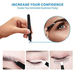 Stainless Steel Tweezers Set for Hair Removal