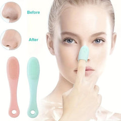 4pcs Blackhead Remover Brush Nose Pore Cleanser Massage Brush