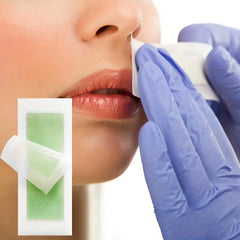 15 Pcs Lip Hair Removal Wax Paper 3 Pcs Wax Removal Wipes Combo Suit