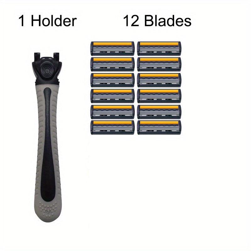 Classic Razor Shaving Replacement Blades Holder 36 Blades Manual Razors