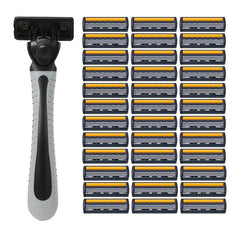 Classic Razor Shaving Replacement Blades Holder 36 Blades Manual Razors