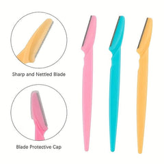 Women's Eyebrow Shaper Razor Wand 3 Pcs Set