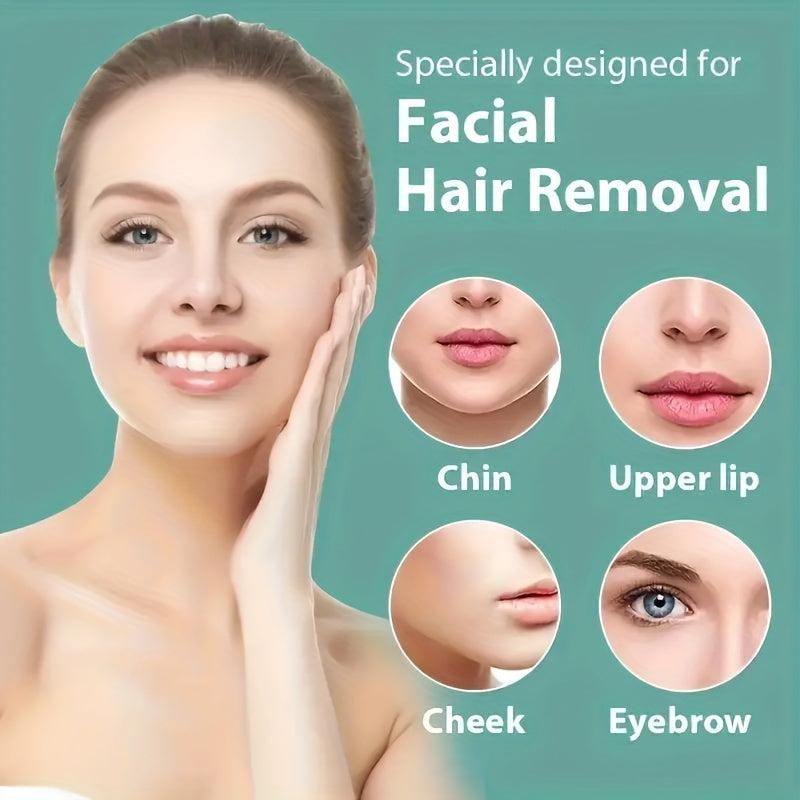 Hypoallergenic Facial Body Wax Strips for All Skin Types