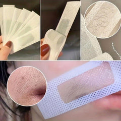 Body Hair Removal Wax Strips - Gentle Hair Inhibitor for Leg Armpit Lip Hair