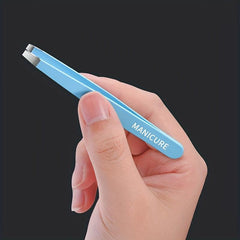 Professional Stainless Steel Tweezers for Eyebrows - Precision Hair Removal