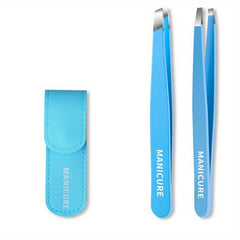 Professional Stainless Steel Tweezers for Eyebrows - Precision Hair Removal