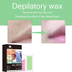 30 Pcs Hair Removal Wax Strips Facial Warmth Honey Wax for Men and Women