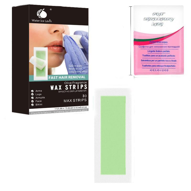 30 Pcs Hair Removal Wax Strips Facial Warmth Honey Wax for Men and Women