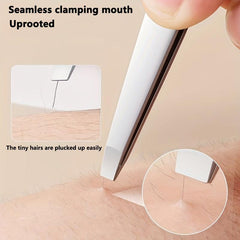 Professional Stainless Steel Eyebrow Tweezers Set