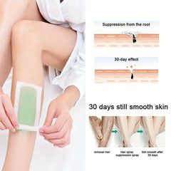 28pcs Body Wax Strips for Women Hair Removal, Portable Tear Off Leg, Armpit, Lip