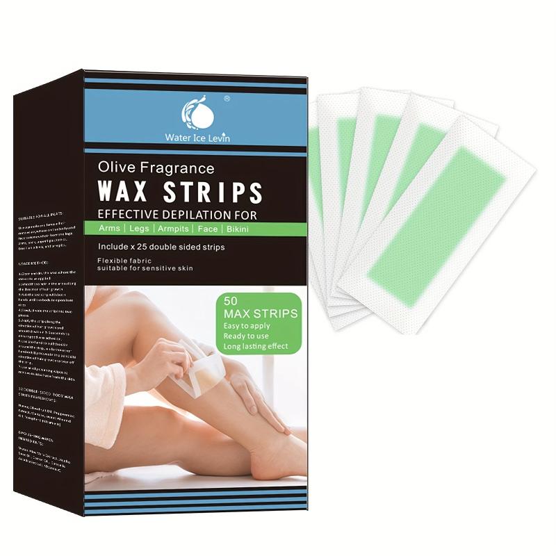 Hair Removal Wax Strips Double Sided Disposable Wax Papers Leg Body Hair