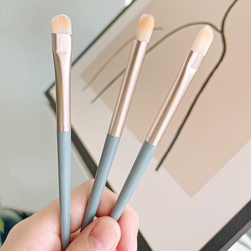 3pcs Eye Shadow Brush Set For Beginners