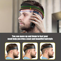 Neckline Shaving Template Hair Cutting Guide DIY Self Haircutting System