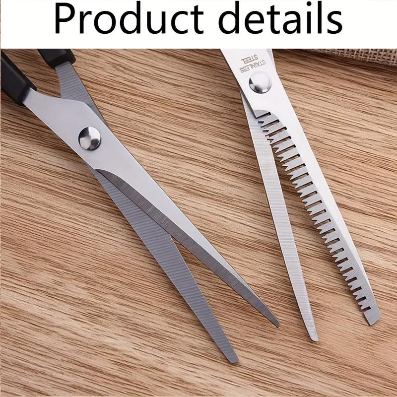 3pcs Hair Scissors Set With Comb Hair Cutting Thinning Shears