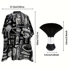 Stylish Hair Cutting Cape for Salon and Barber Use