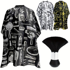 Stylish Hair Cutting Cape for Salon and Barber Use
