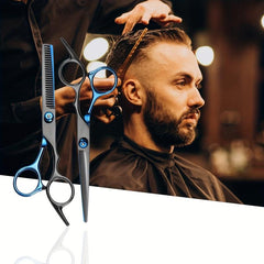 10 Pcs Stainless Steel Hairdressing Shears Set Professional Thinning Scissors