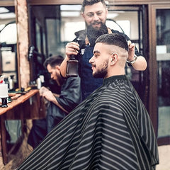 Barber Cape Hair Cutting Cape with Adjustable Neckline