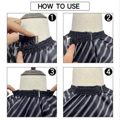 Barber Cape Hair Cutting Cape with Adjustable Neckline