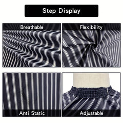 Barber Cape Hair Cutting Cape with Adjustable Neckline