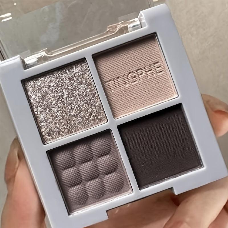 Smoky Makeup Dark Matte Pearlescent Eye Shadow