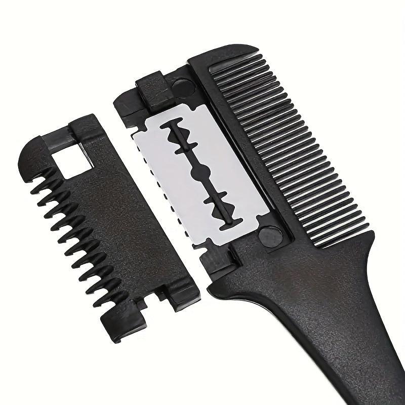 Hair Cutting Comb with 10pcs Blades for Styling, Thinning, and Trimming