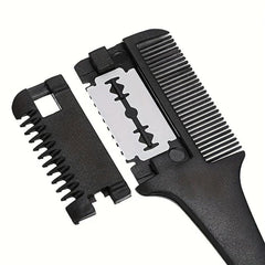 Hair Cutting Comb with 10pcs Blades for Styling, Thinning, and Trimming