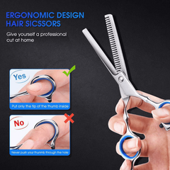 2Pcs Hair Cutting Scissors Hairdressing Scissors 15 24 Cm