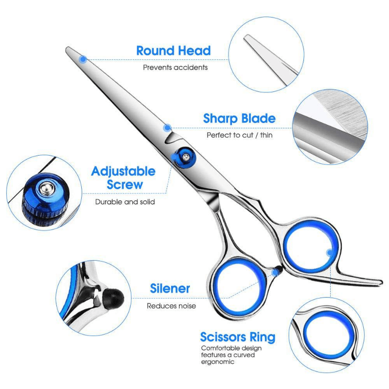 2Pcs Hair Cutting Scissors Hairdressing Scissors 15 24 Cm