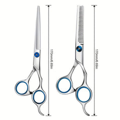Hairdressing Tools Set Professional Hair Cutting Thinning Scissors Haircut Cape