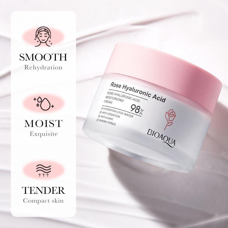 Rose Hyaluronic Acid Night Cream for Dark Circles