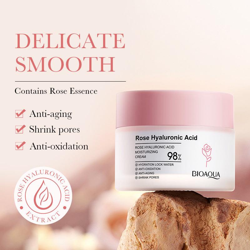 Rose Hyaluronic Acid Night Cream for Dark Circles