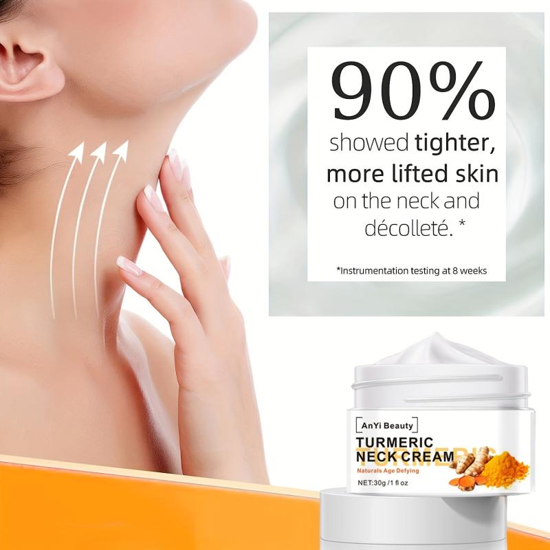 Turmeric Neck Firming Cream with Retinol & Hyaluronic Acid