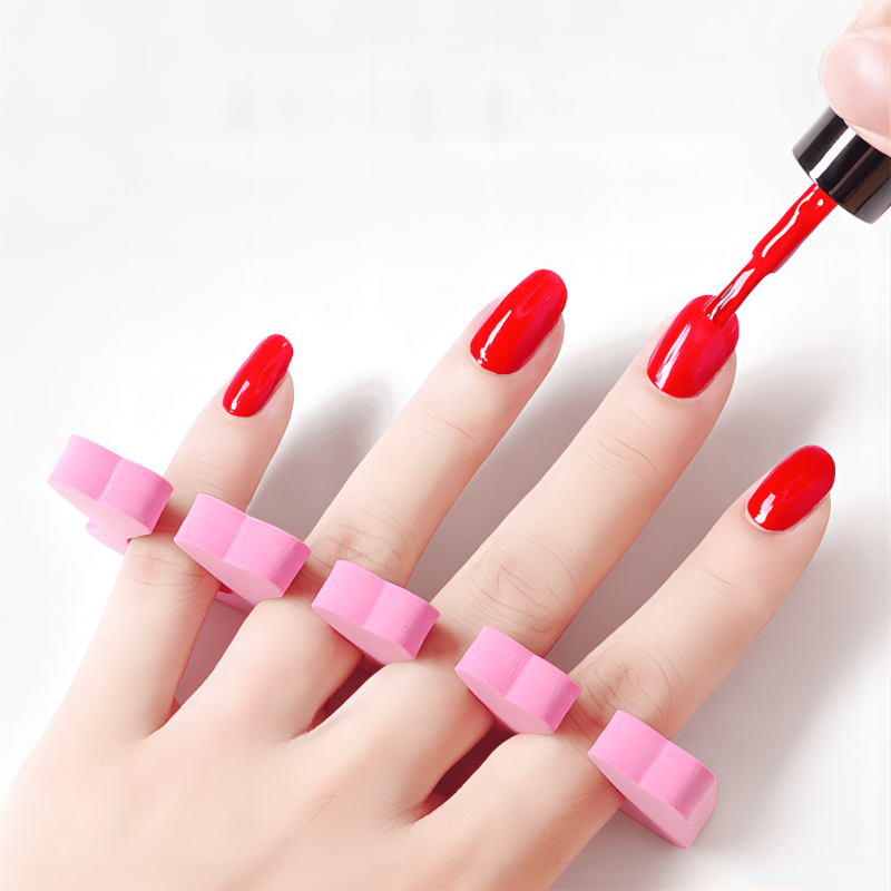 30pcs Soft Toe And Finger Divider Sponge For Pedicure Pain Relief