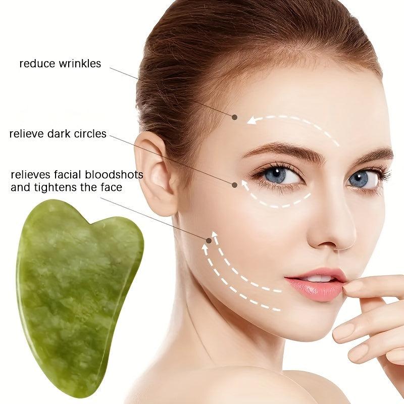 Natural Gua Sha Facial Firming Tools for Face and Body