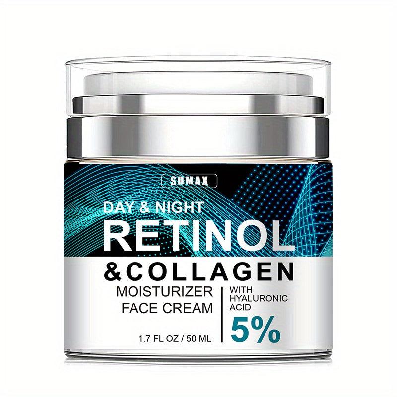 Advanced Retinol Face Cream with Hyaluronic Acid and Collagen