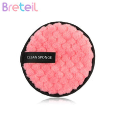 3 Pcs Reusable Makeup Remover Pads Dual Sided Soft Facial Cleaning Towels