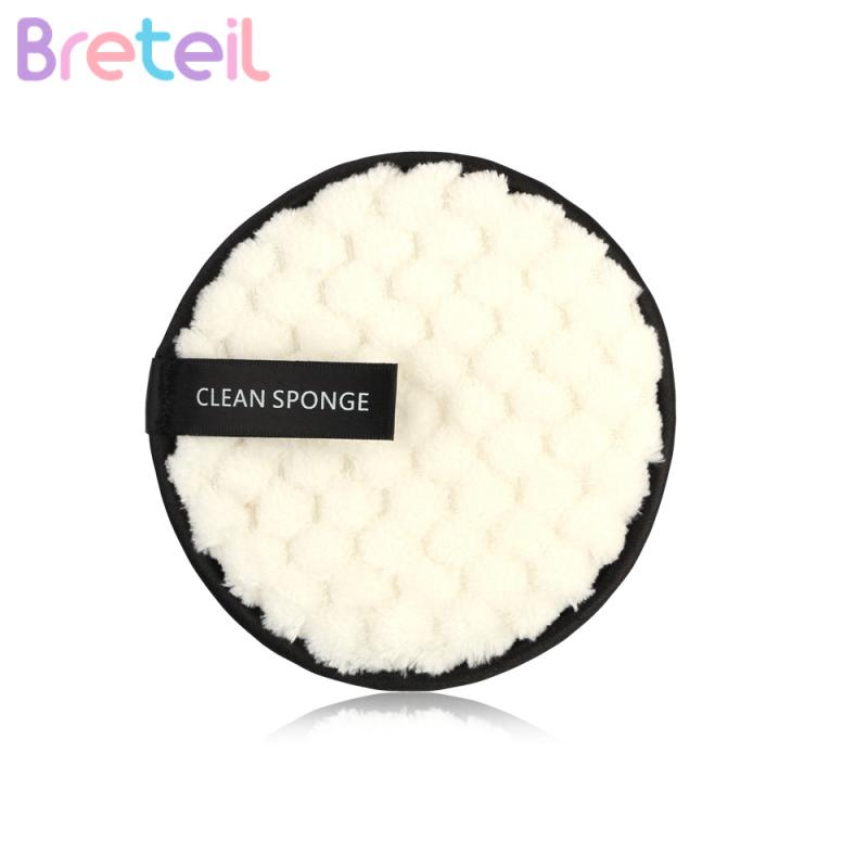 3 Pcs Reusable Makeup Remover Pads Dual Sided Soft Facial Cleaning Towels