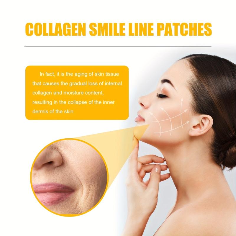 Smile Line Patches x10 Lift Tighten Fine Lines Wrinkles Mouth Skin Care