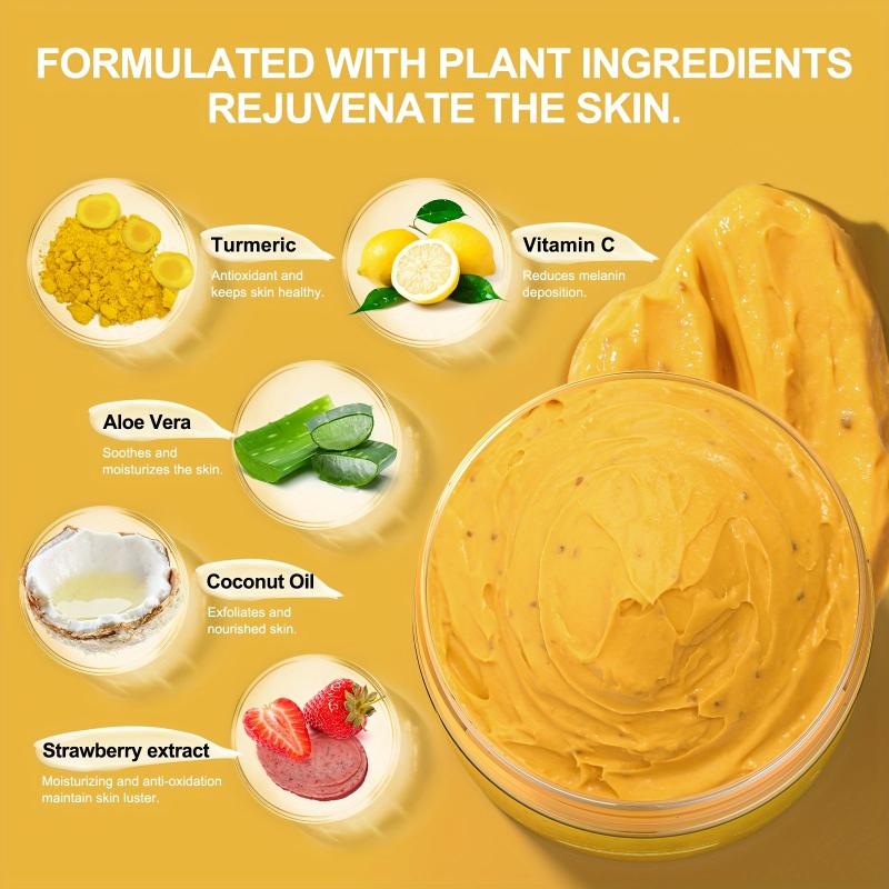 Vitamin C & Turmeric Face Scrub Cream
