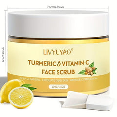 Vitamin C & Turmeric Face Scrub Cream