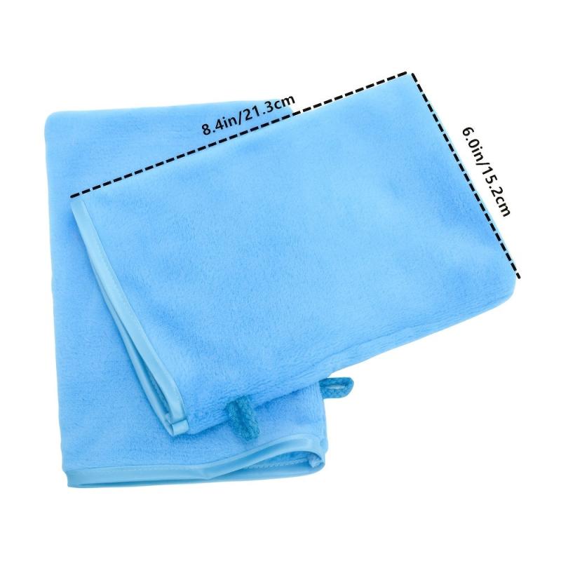 Coral Velvet Washcloths for Face and Makeup Removal - Reusable and Gentle