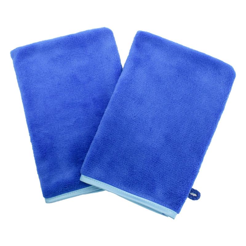 Coral Velvet Washcloths for Face and Makeup Removal - Reusable and Gentle