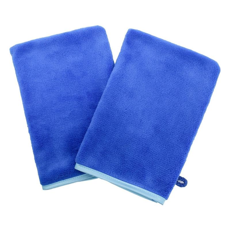 Coral Velvet Washcloths for Face and Makeup Removal - Reusable and Gentle