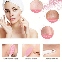 Soft Silicone Facial Brush for Smoother Skin and Fuller Lips