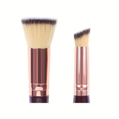 Dual-ended Foundation Brush Short Hair Oblique Concealer Beauty Tool