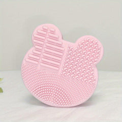 Silicone Makeup Brush Cleaner Pad with Sponge