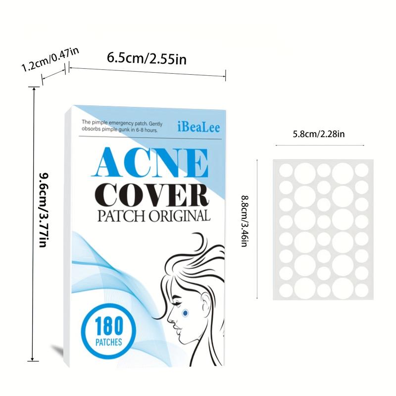 Acne Pimple Patch 540 Pcs Spot Stickers for Face Skin Vegan Not Tested