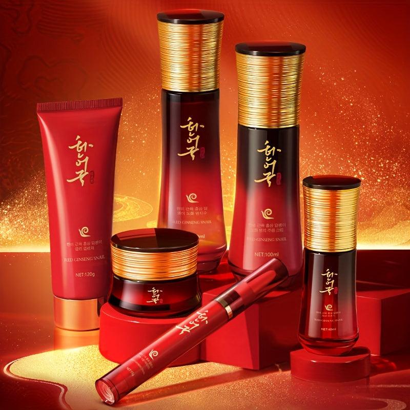 American Muscle Red Ginseng Snail Skin Care Set